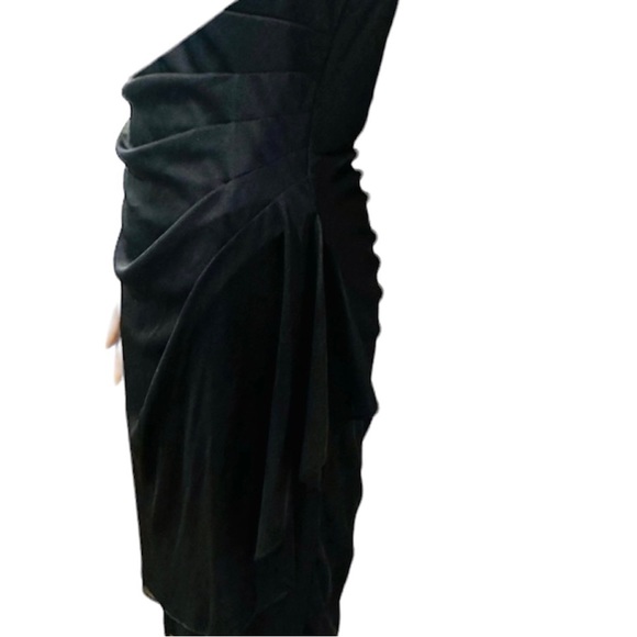 EUC Sleeveless Dress Lace at Front & Back,Black,Size 10 - Picture 4 of 13